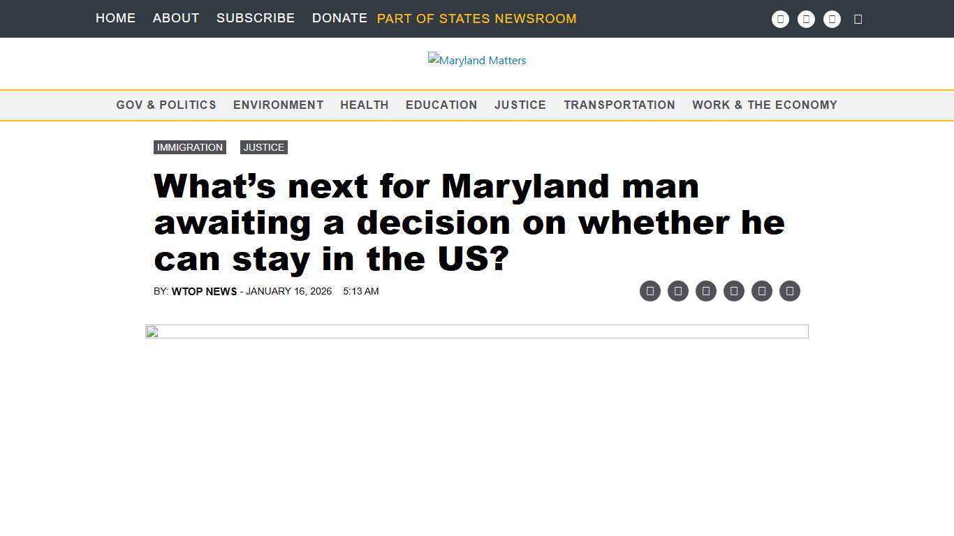 What’s next for Maryland man awaiting a decision on whether he can stay in the US? - Maryland Matters